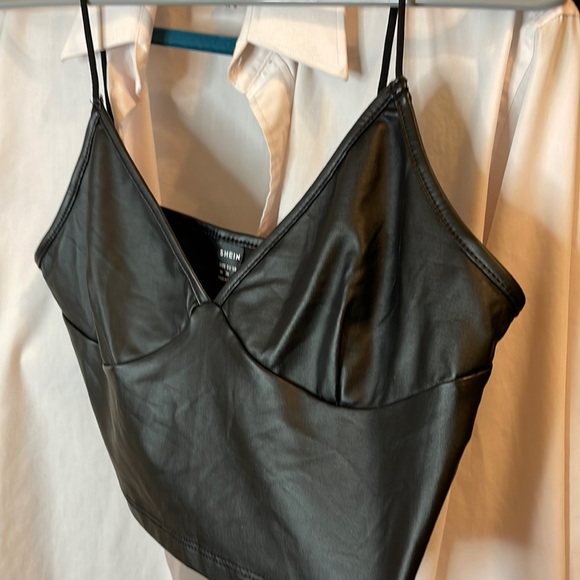 Leatherette bralette - Picture 6 of 8